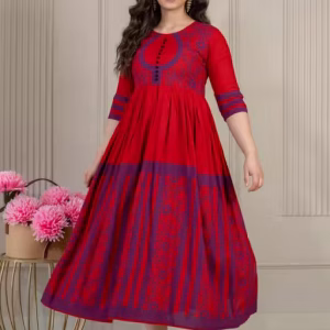 Alternative view of Trendy Anarkali Kurti for Women